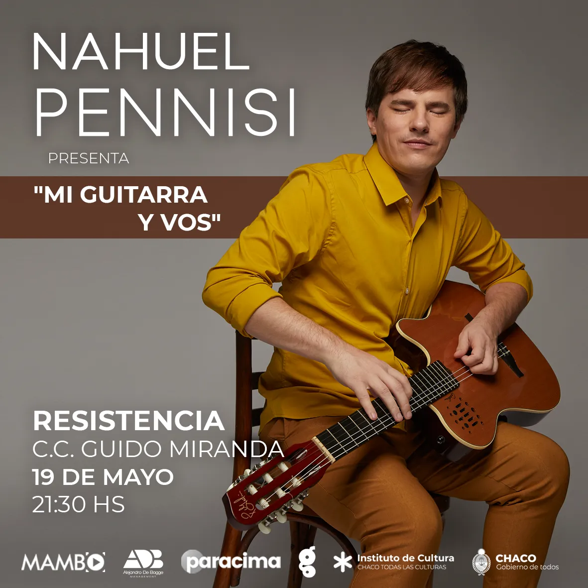 Mi guitarra y vos con su nuevo show ntimo Nahuel Pennisi