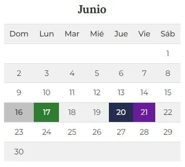 feriado junio