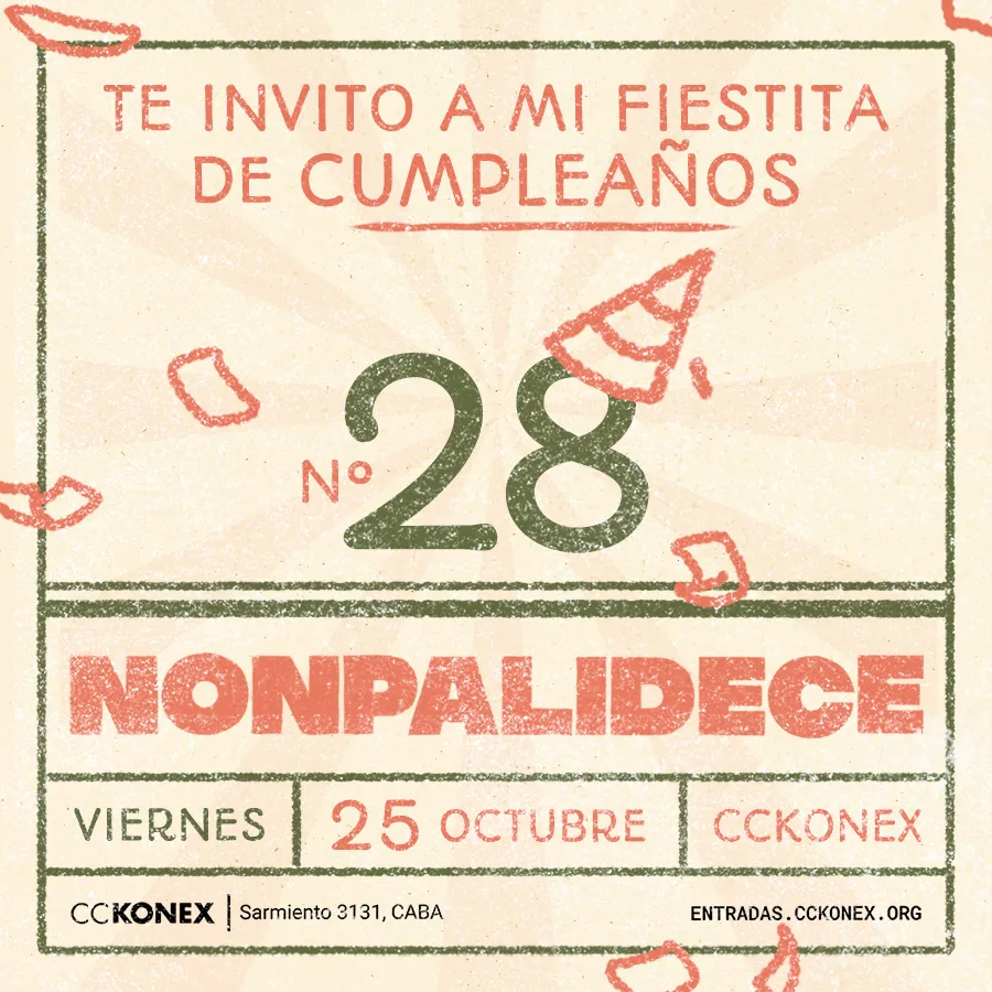 Nonpalidece - konex flyer
